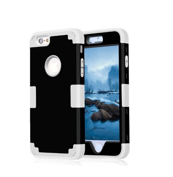 iPhone 6 Case iPhone 6s Case 2015 New Style Cambo Hybrid Shockproof black white